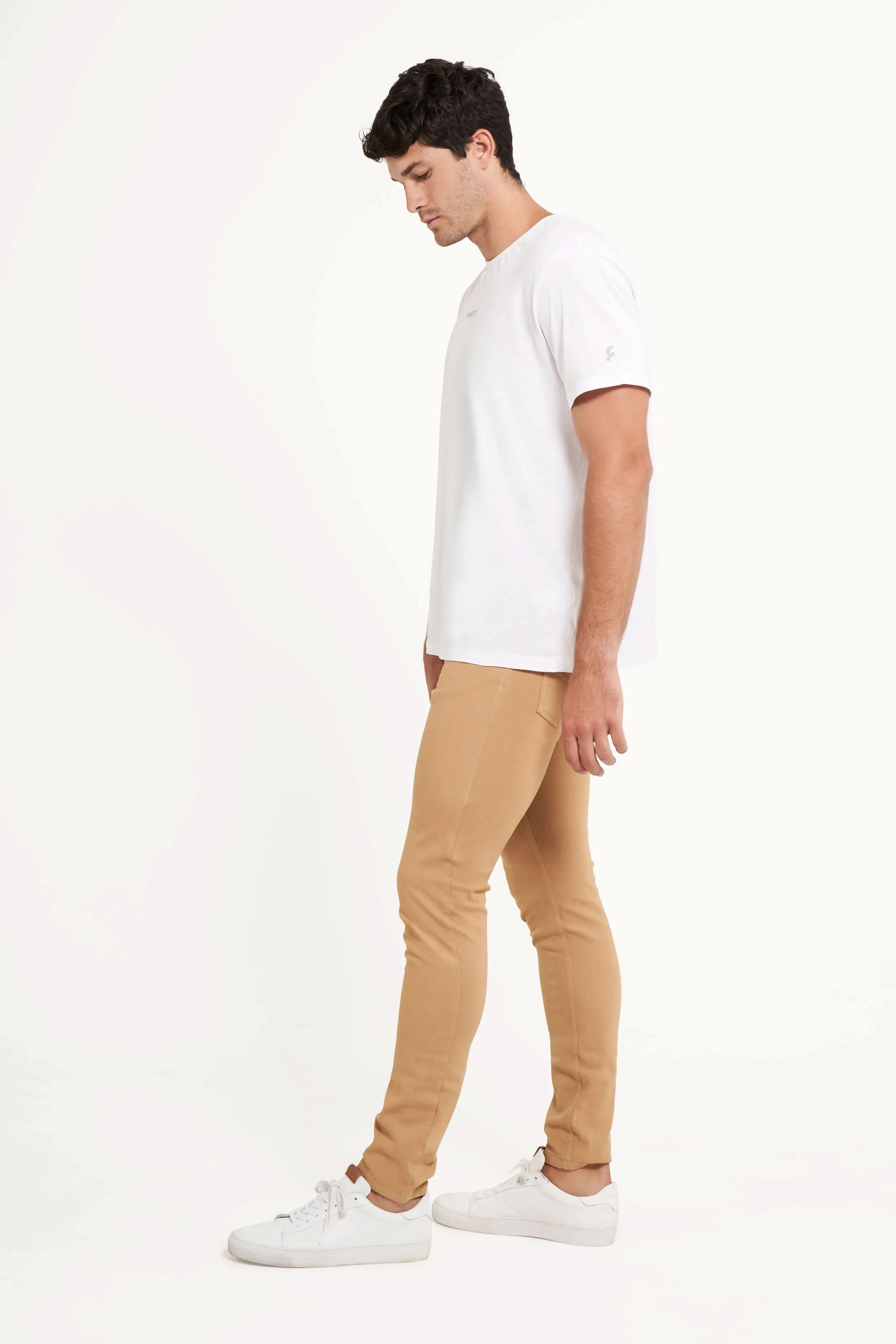 Freddy Men’s Jeans - Desert Tan with Tan Stitching - Image 3