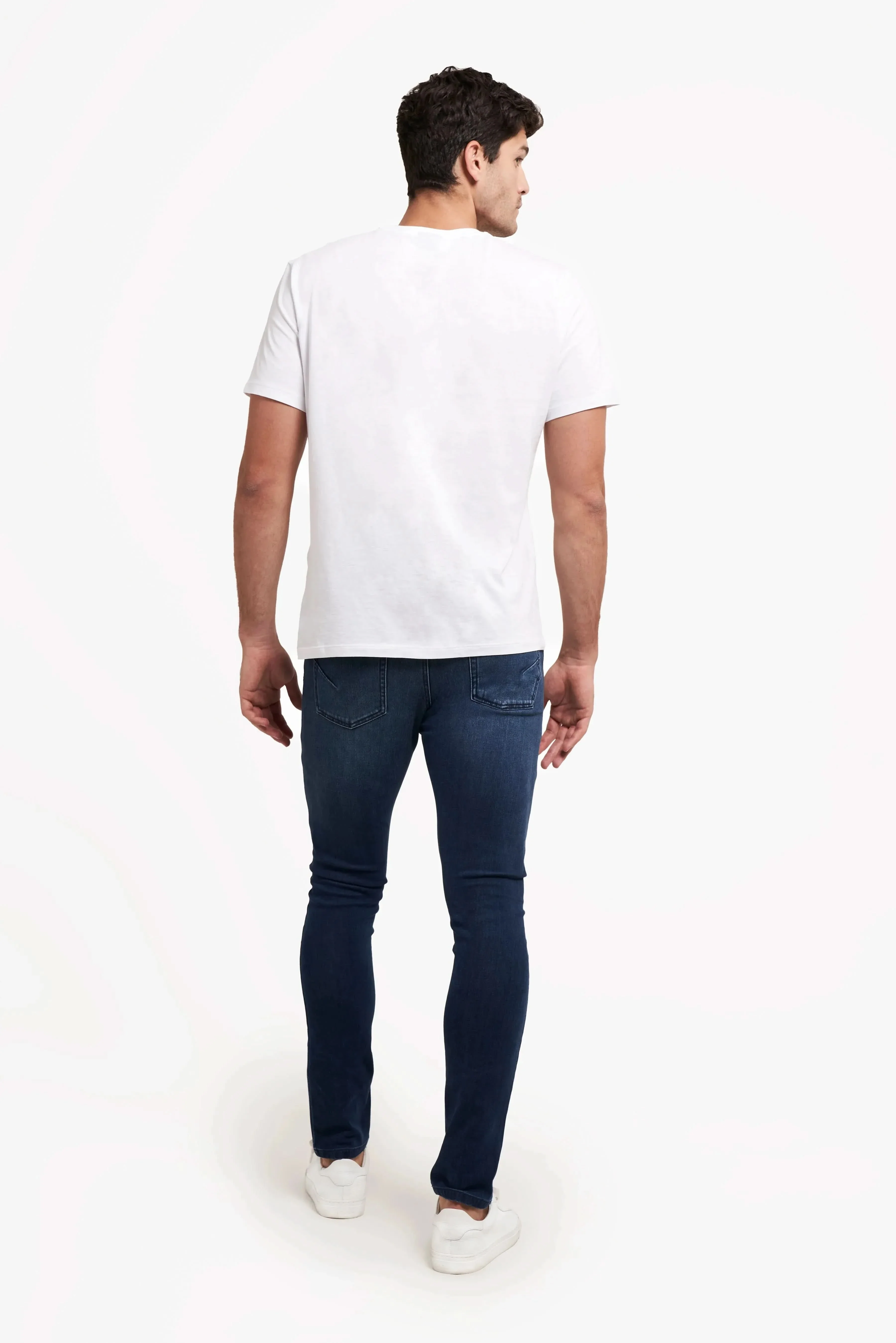 Freddy Men’s Jeans - Indigo Blue with Blue Stitching - Image 5