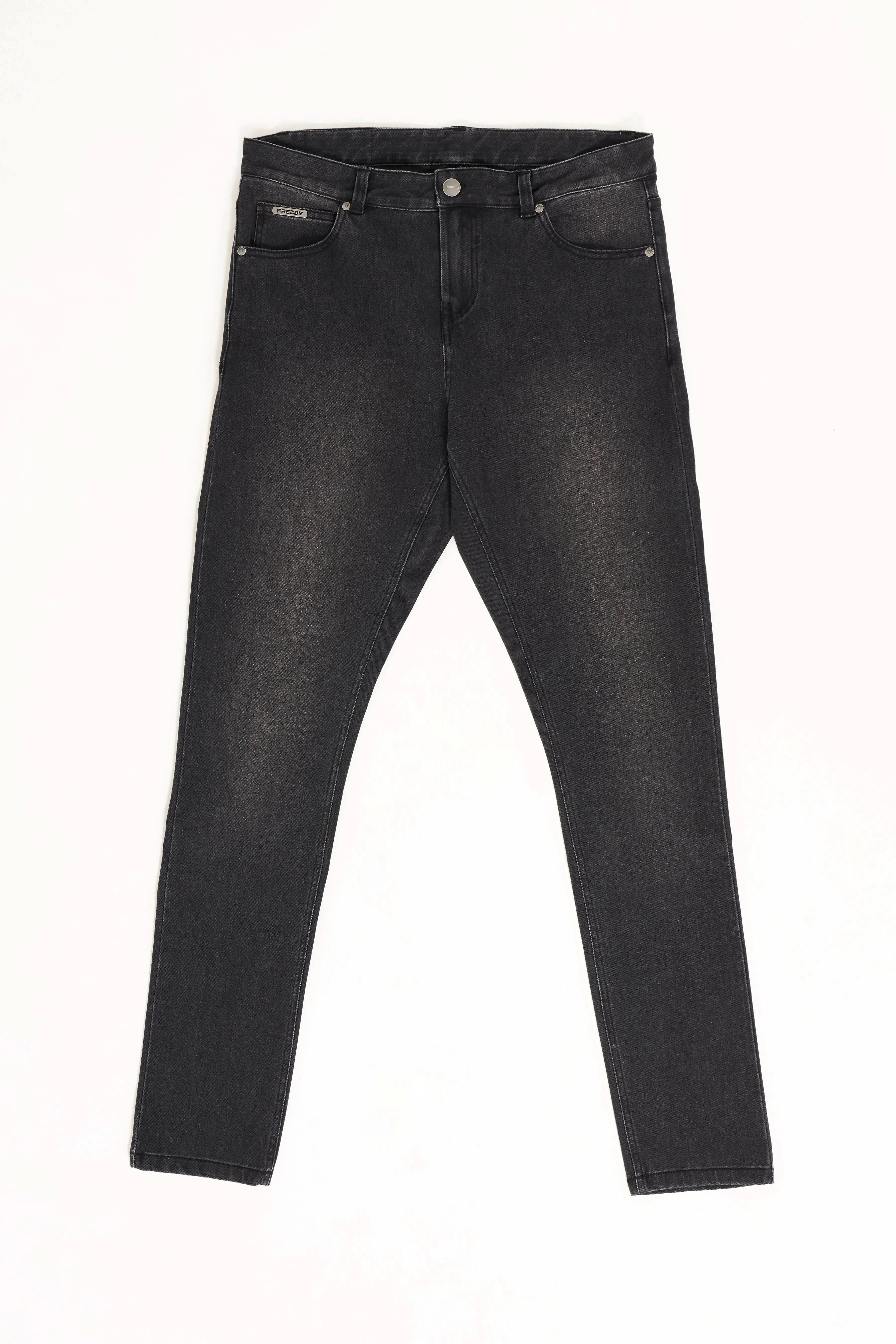 Freddy Men’s Jeans - Midnight Black with Black Stitching - Image 10