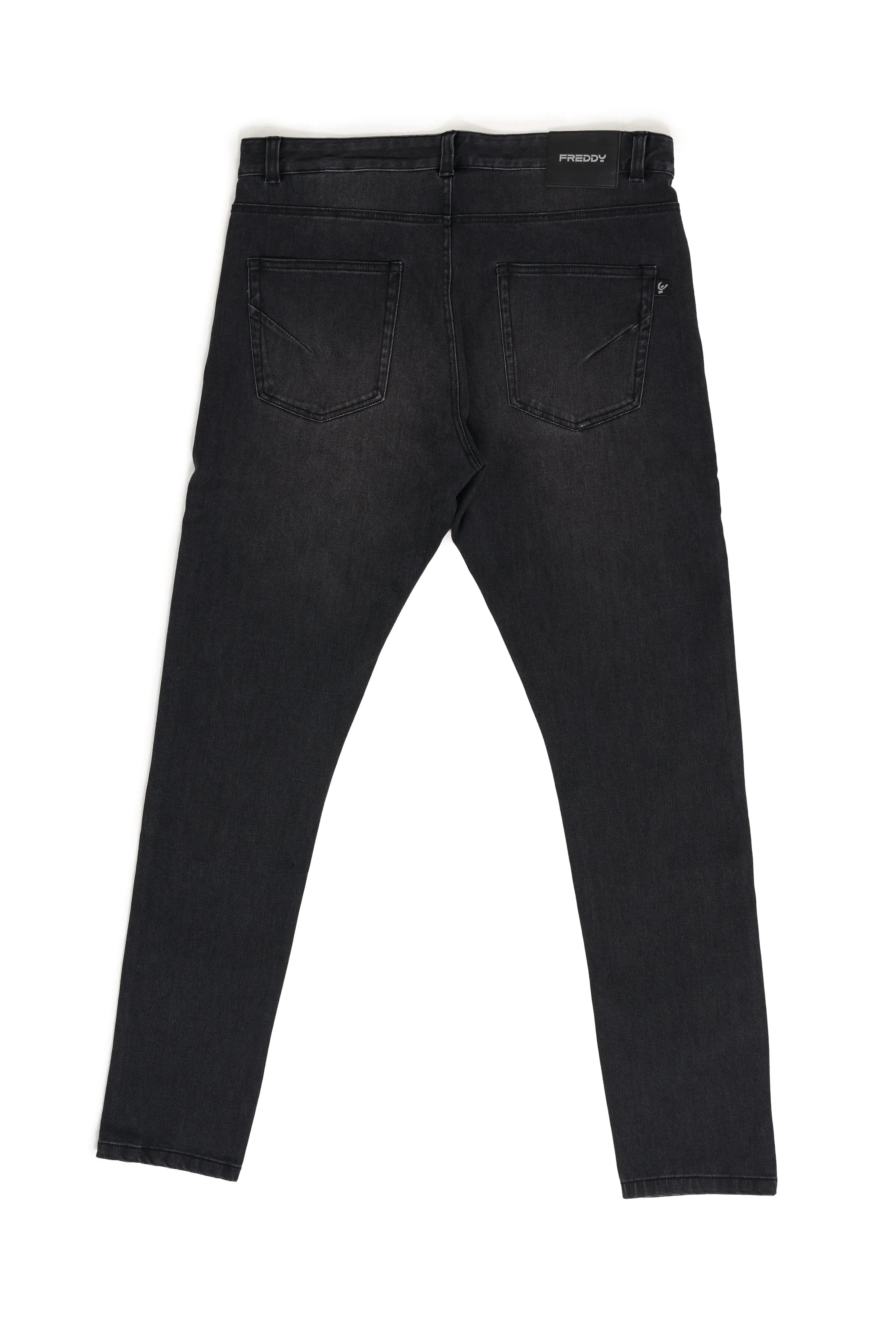 Freddy Men’s Jeans - Midnight Black with Black Stitching - Image 11