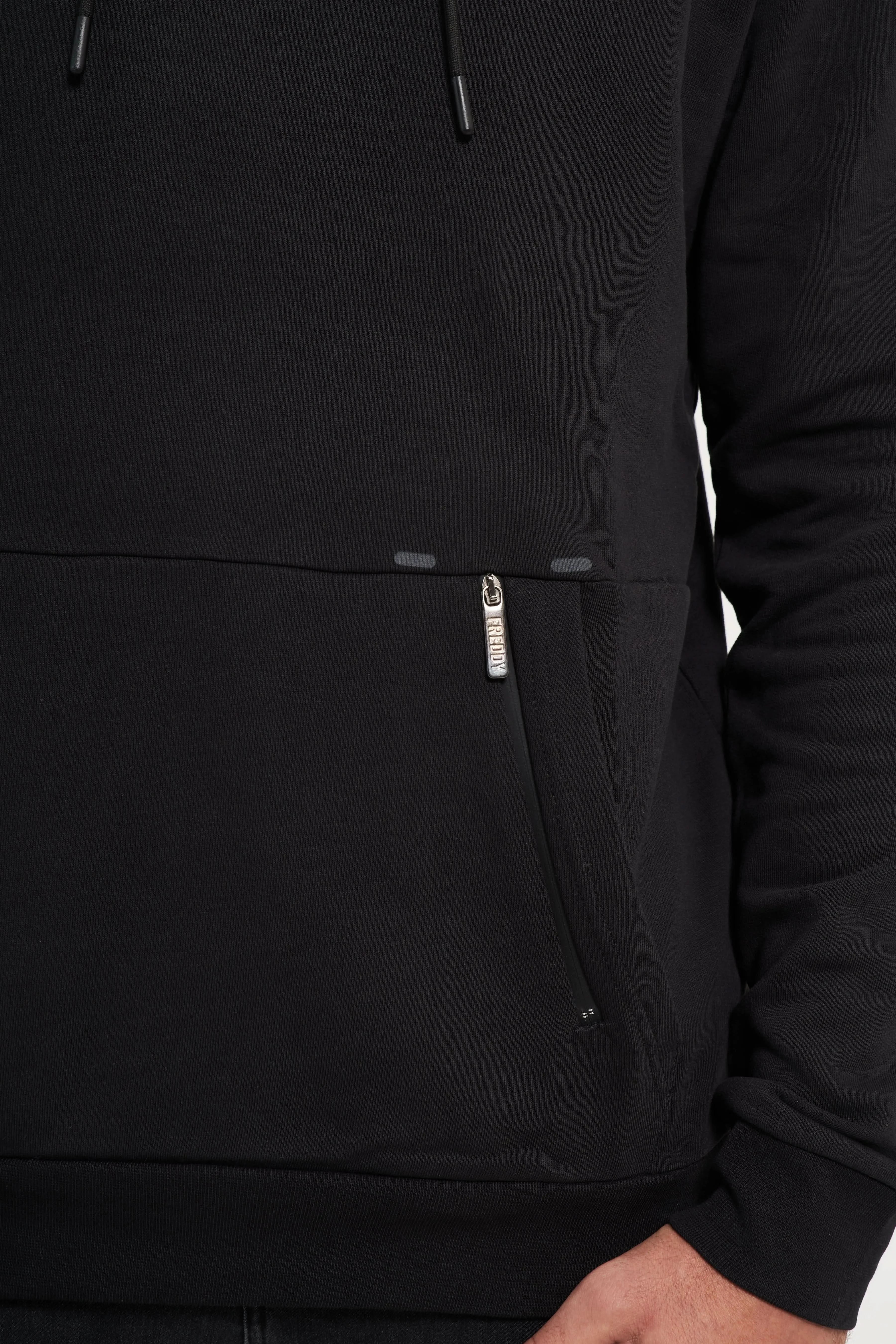 Mens Hoodie - Black - Image 5