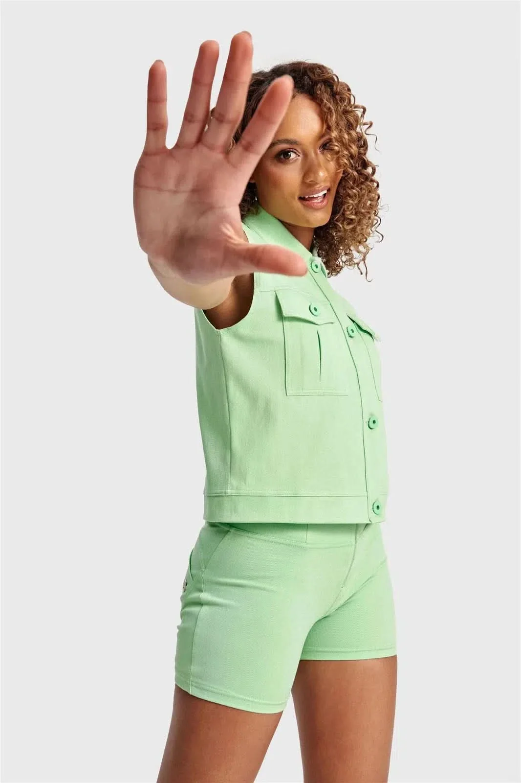 Pastel Vest - Green - Image 4