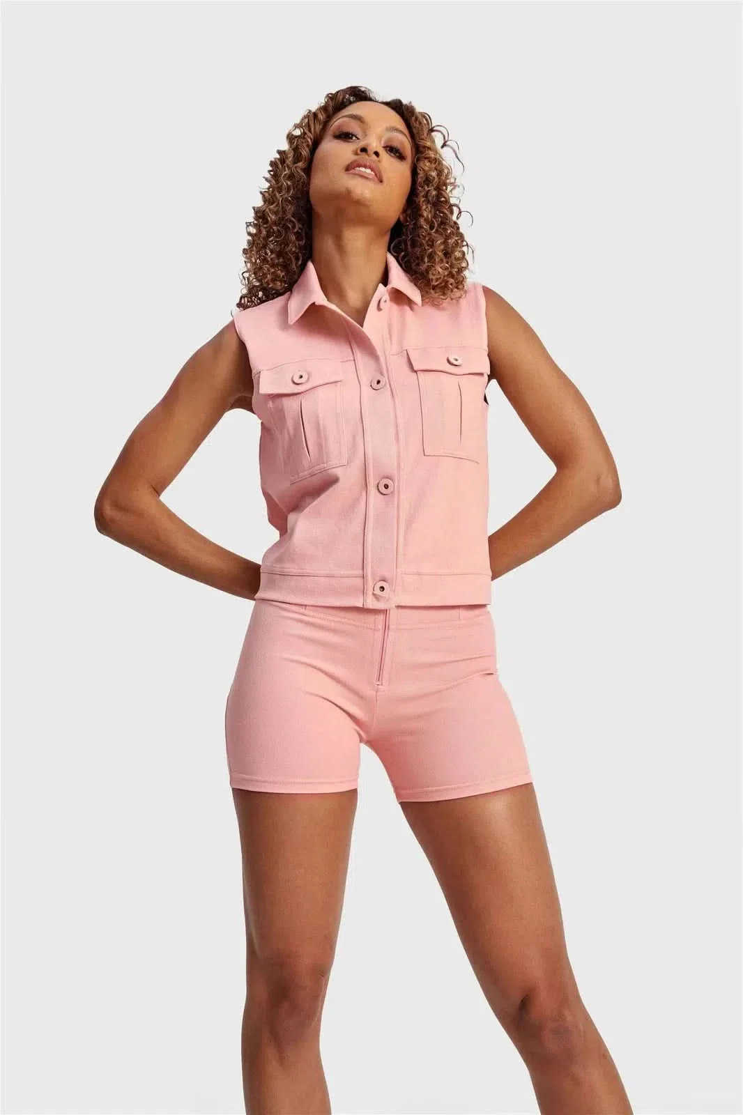 Pastel Vest - Pink - Image 3