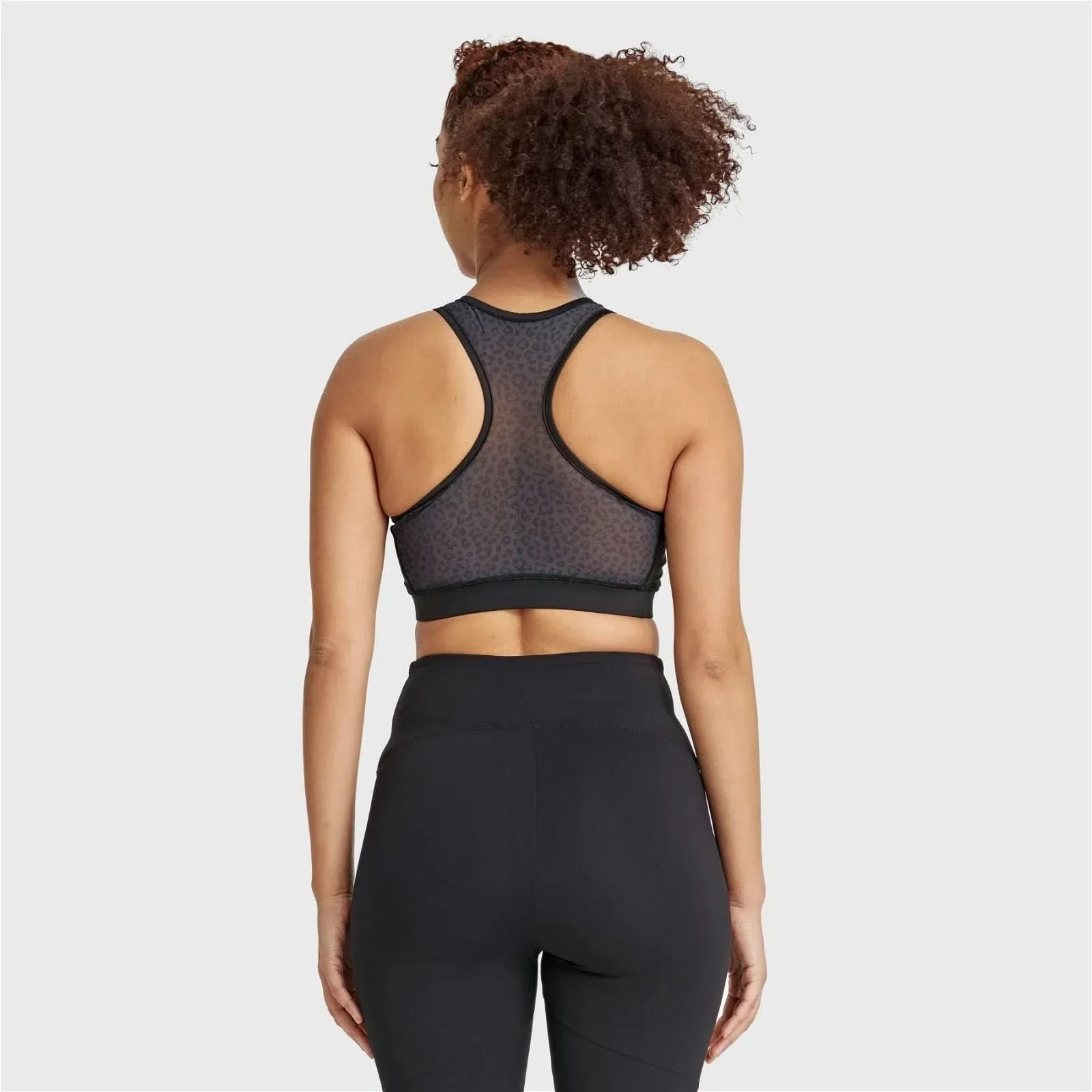 Sports Bra Animalier Print Back - Black - Image 3