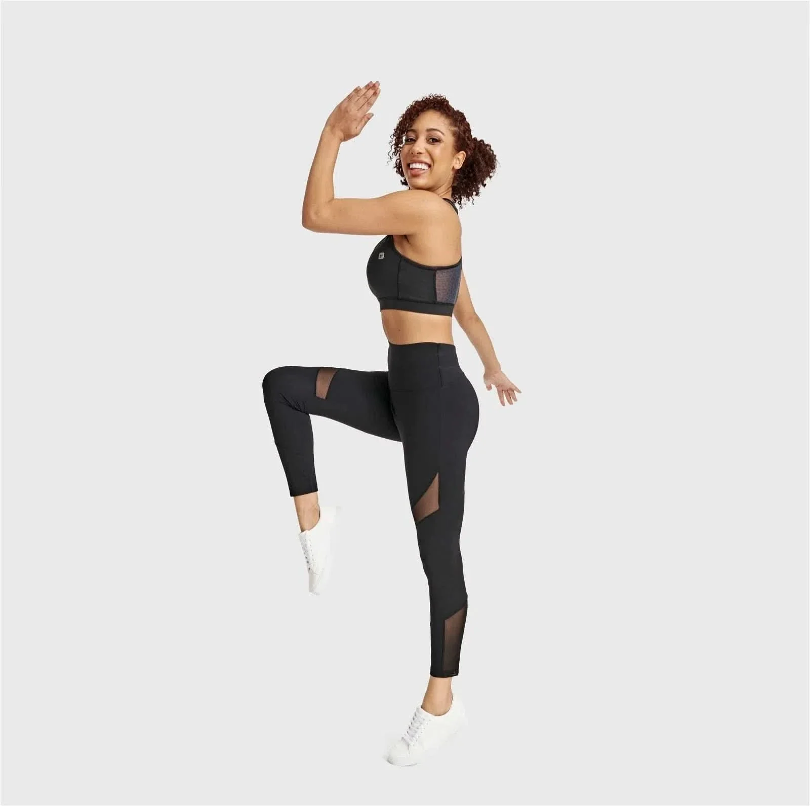 Sports Bra Animalier Print Back - Black - Image 5