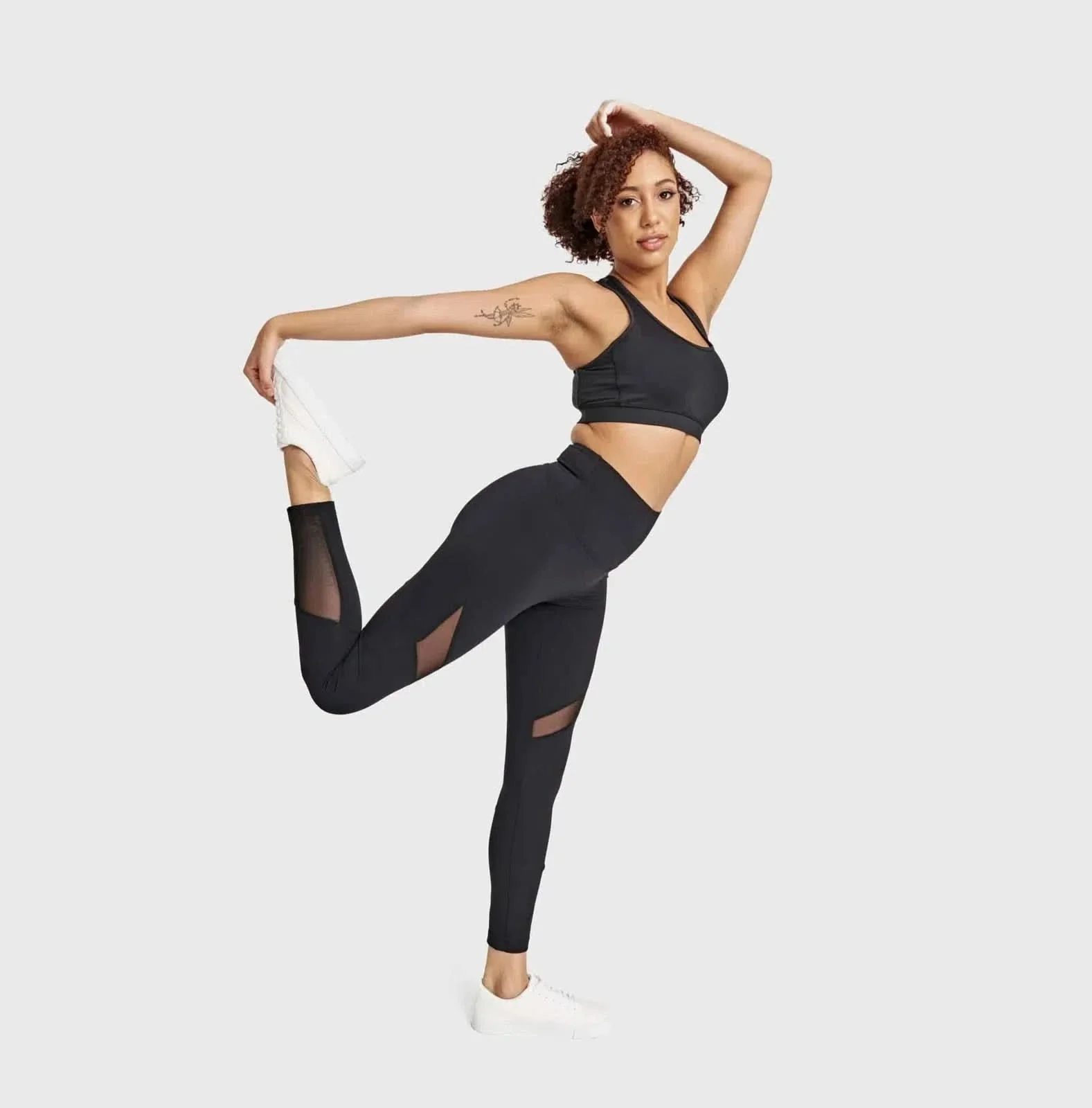 Sports Bra Animalier Print Back - Black - Image 7