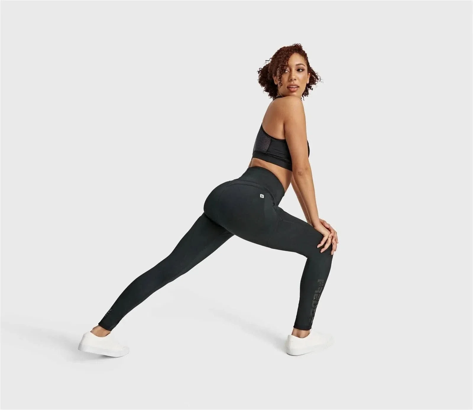 WRUP Diwo Sport - High Waisted - 7/8 Length - Black - Image 4