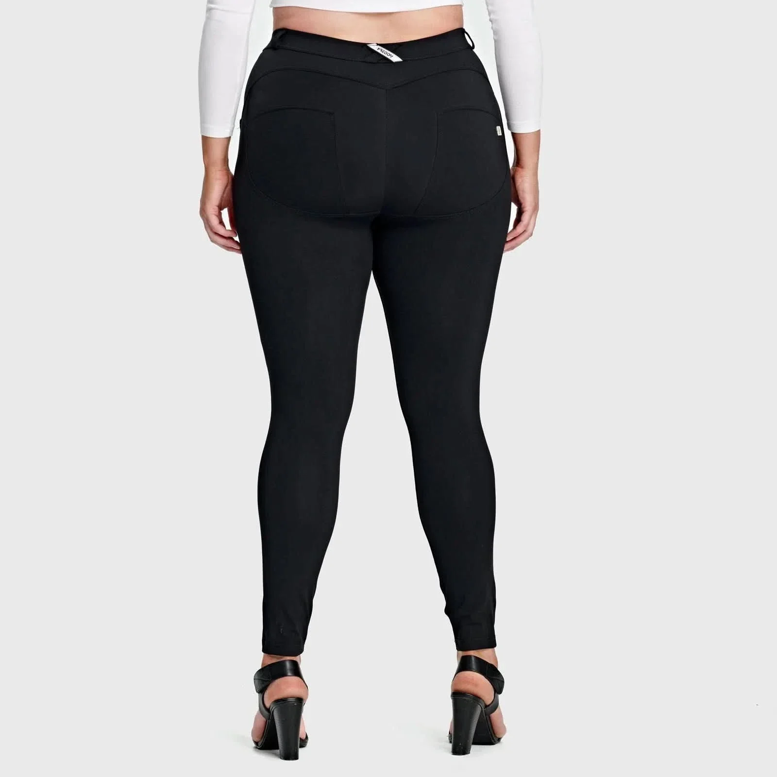 WRUP Diwo Pro - 2 Button High Waisted - Full Length - Black - Image 5