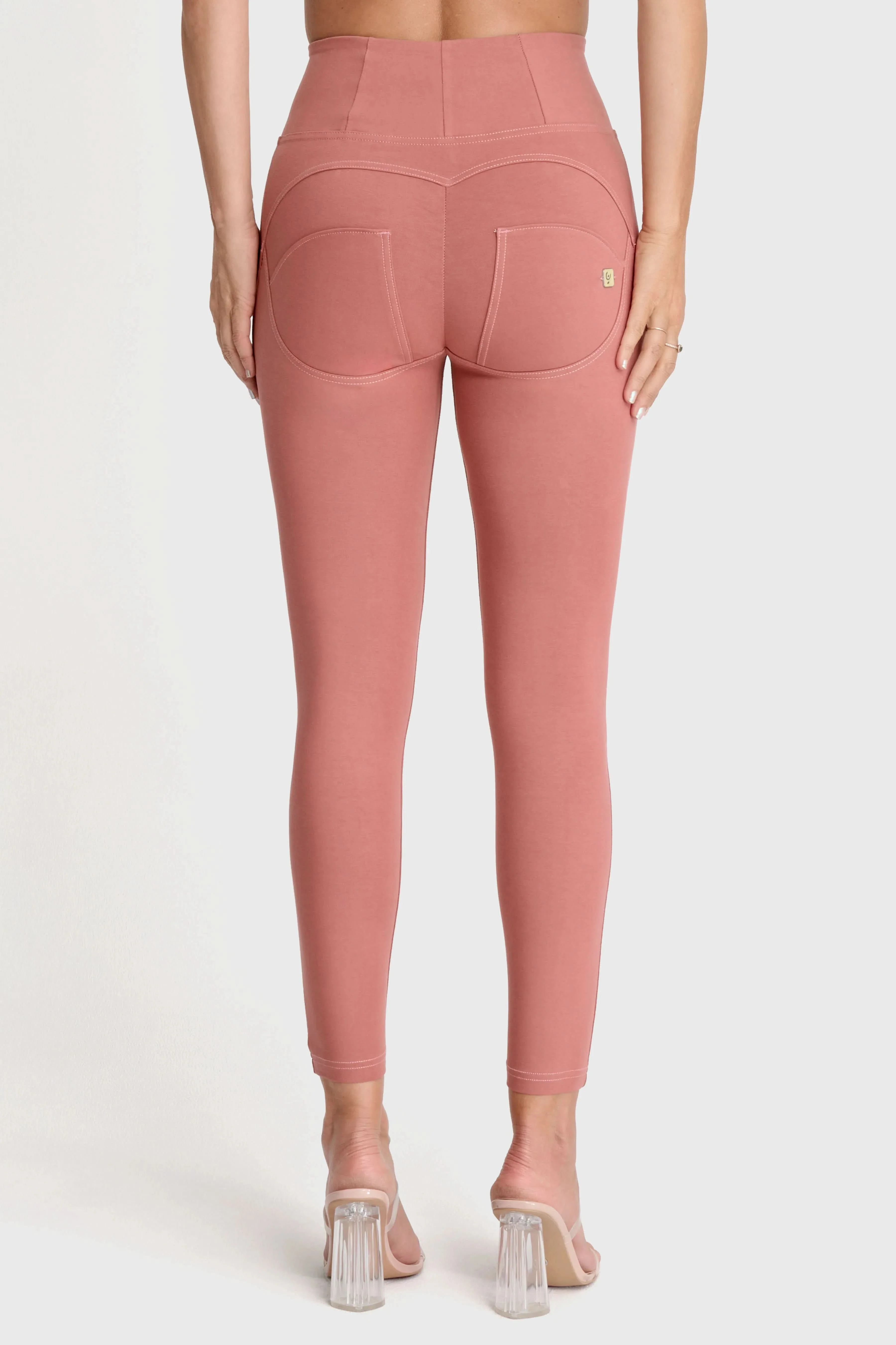 WRUP Fashion - High Waisted - 7/8 Length - Dusty Rose - Image 6