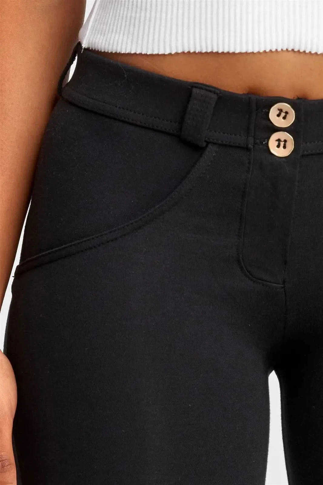 WRUP Fashion - Mid Rise - Full Length - Black - Image 8