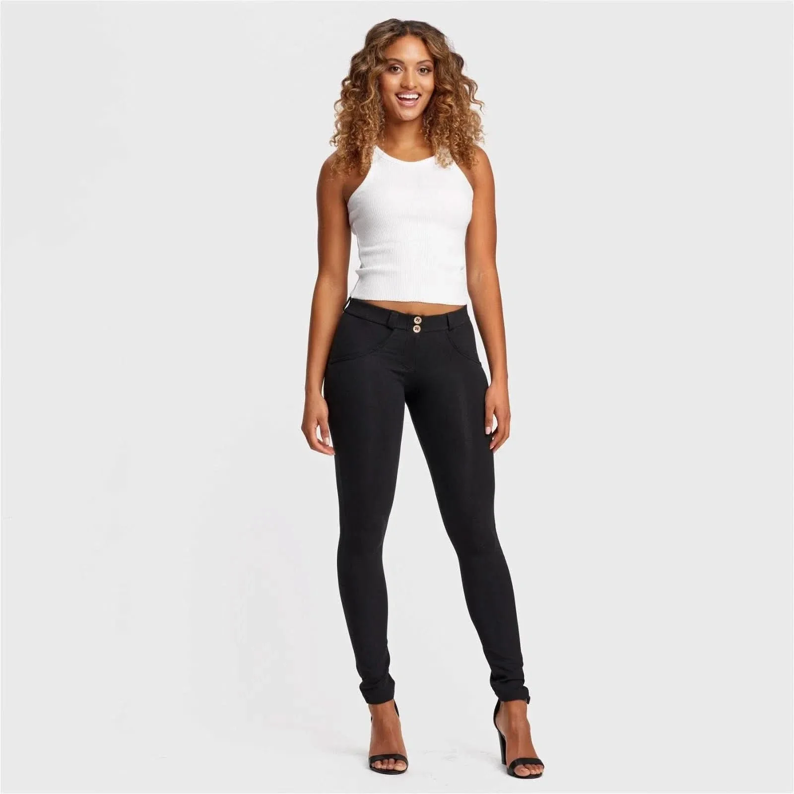 WRUP Fashion - Mid Rise - Full Length - Black - Image 5