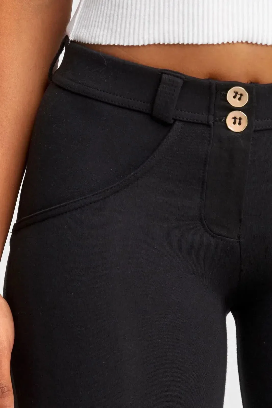 WRUP Fashion - Mid Rise - Full Length - Black - Image 8