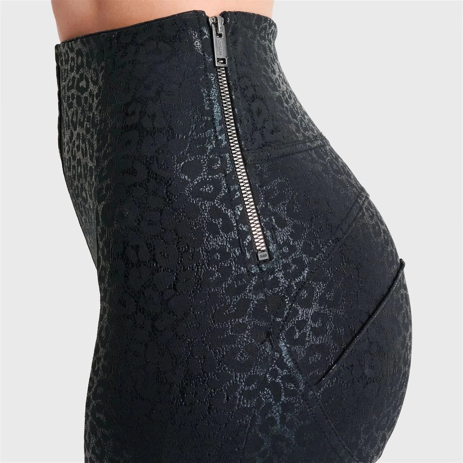 WRUP Panther Print - Super High Waisted - Full Length - Black - Image 10