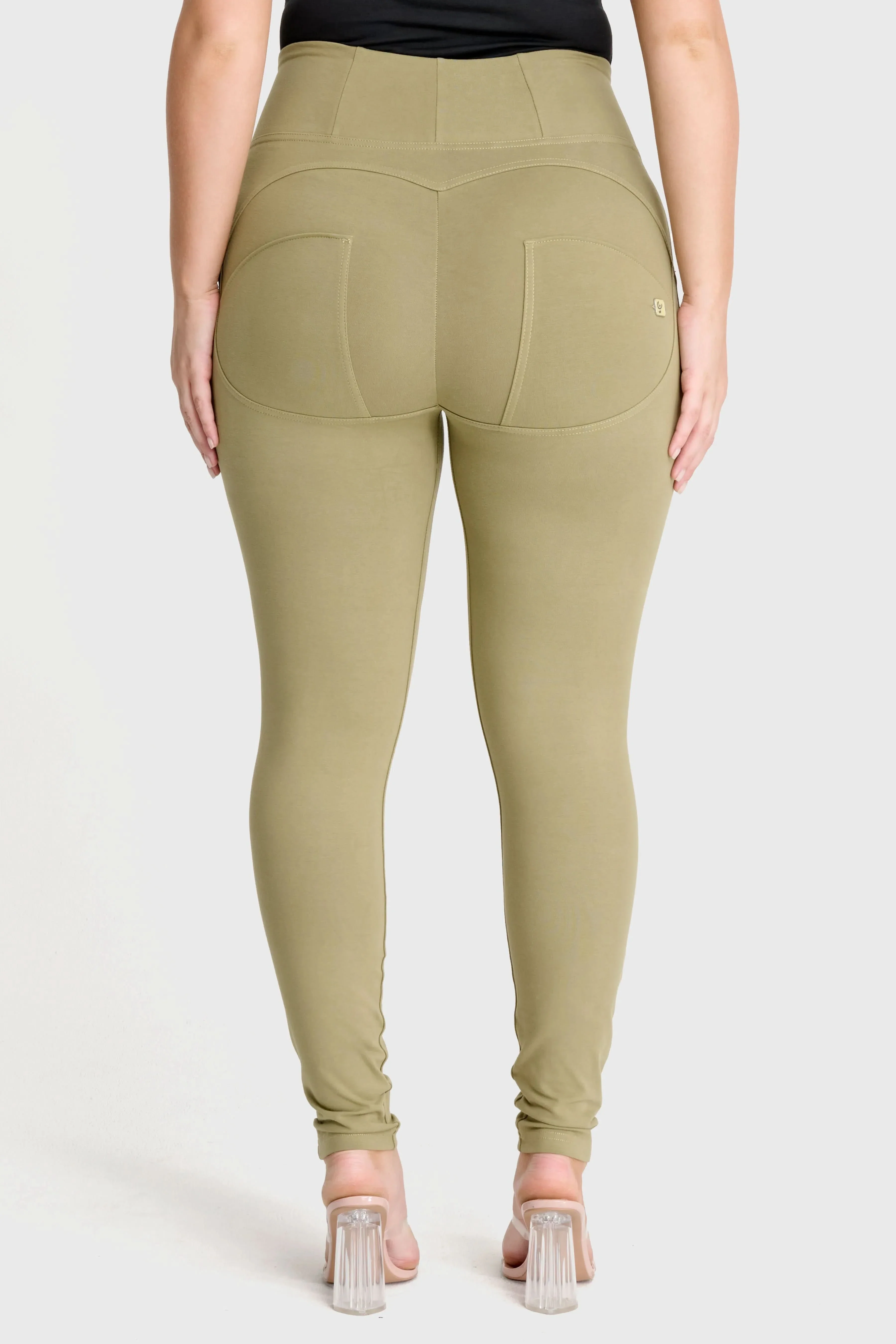 WRUP Fashion - High Waisted - Full Length - Sage Green - Image 5