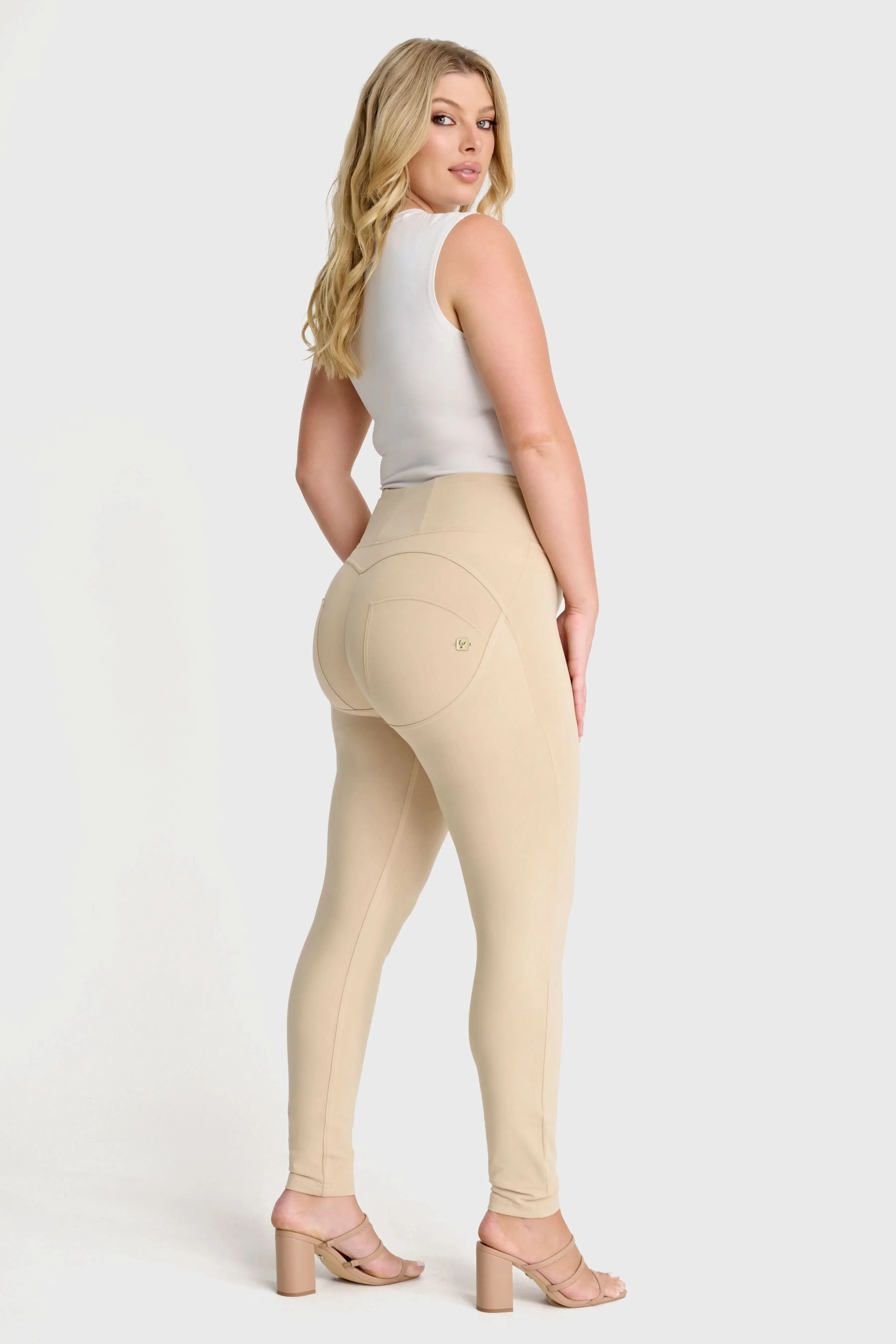 WRUP Fashion - High Waisted - Full Length - Sand - Image 3