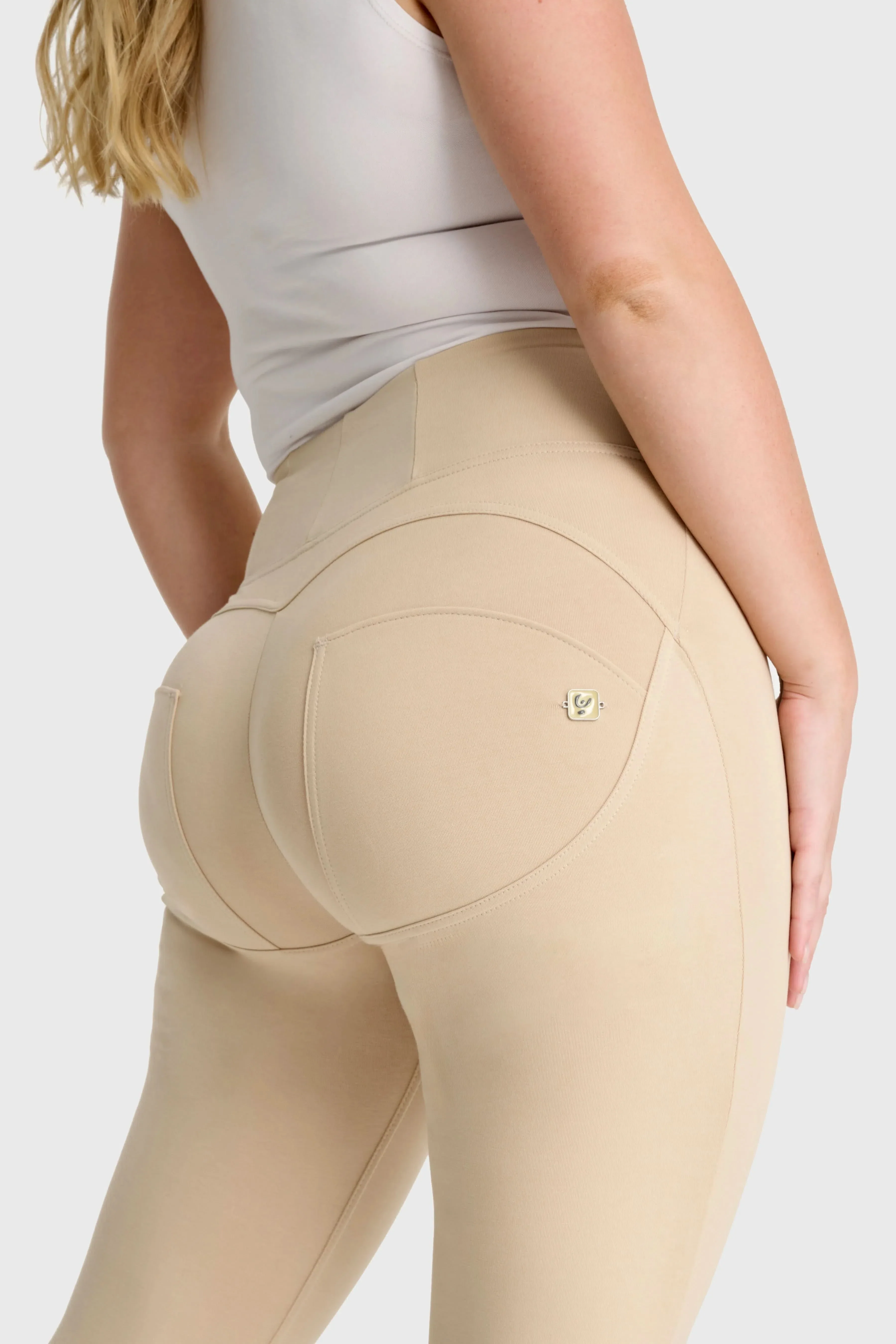 WRUP Fashion - High Waisted - Full Length - Sand - Image 4